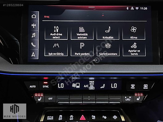 HZR MOTORS 2025 HATASIZ AUDİ A3 SPORTBACK 35 TFSI ISITMA HAFIZA