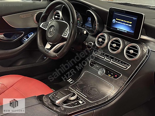 HZR MOTORS 2016 C 180 AMG CAM TAVAN (İÇ KIRMIZI) 7G TRONİC