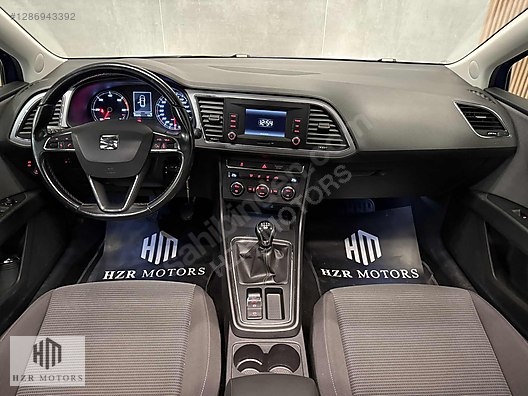 HZR MOTORS 2017 HATASIZ SEAT LEON 1.6 TDI STYLE CAM TAVAN