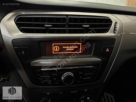 HZR MOTORS 2013 CİTROEN C-ELYSEE 1.2 VTİ CONFORT DİJİTAL KLİMA