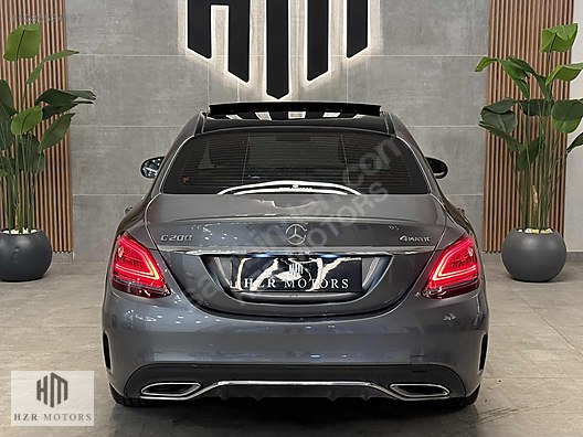 HZR MOTORS HATASIZ 2021 MERCEDES BENZ C200 4 MATİC AMG CAM TAVAN
