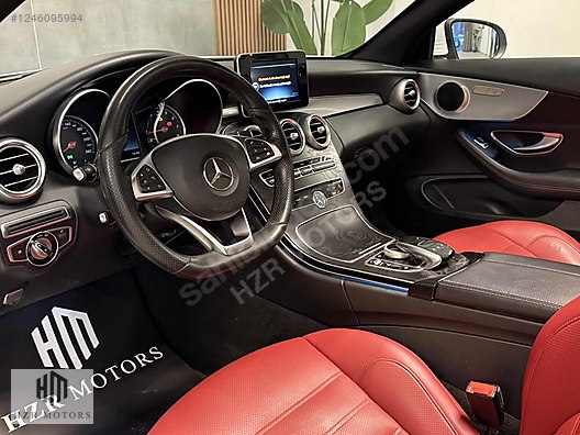 HZR MOTORS 2016 C 180 AMG CAM TAVAN (İÇ KIRMIZI) 7G TRONİC