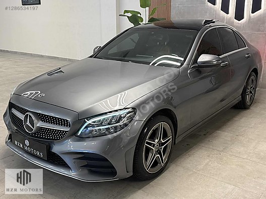 HZR MOTORS HATASIZ 2021 MERCEDES BENZ C200 4 MATİC AMG CAM TAVAN