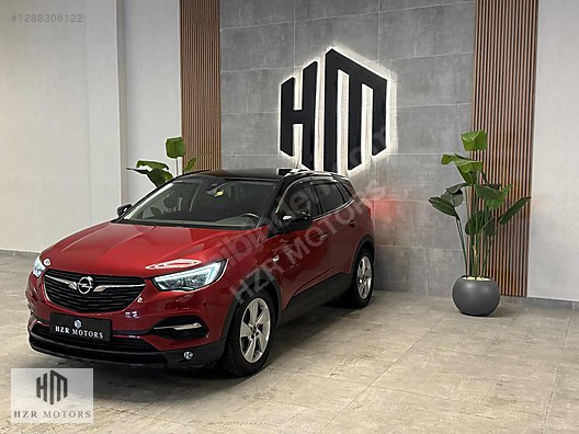 HZR MOTORS 2018 HATASIZ OPEL GRANDLAND X 1.6 D ENJOY CAM TAVAN
